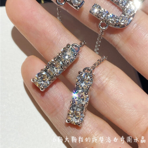 High Quality Luxury Miumiu Crystal Drill Earrings – Style 51183 product detail