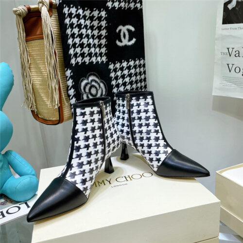 High Quality Luxury Jimmy Choo High Heel Ankle Boots alternate view