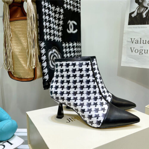 High Quality Luxury Jimmy Choo High Heel Ankle Boots