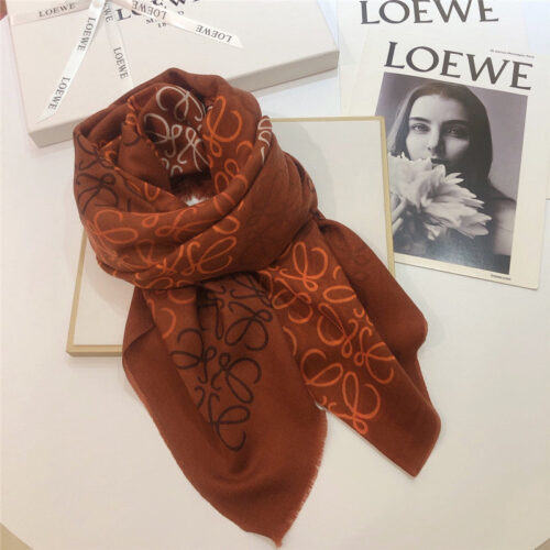 High Quality Luxury Loewe Anagram Scarf In Wool And Cashmere – Style 26505 product detail
