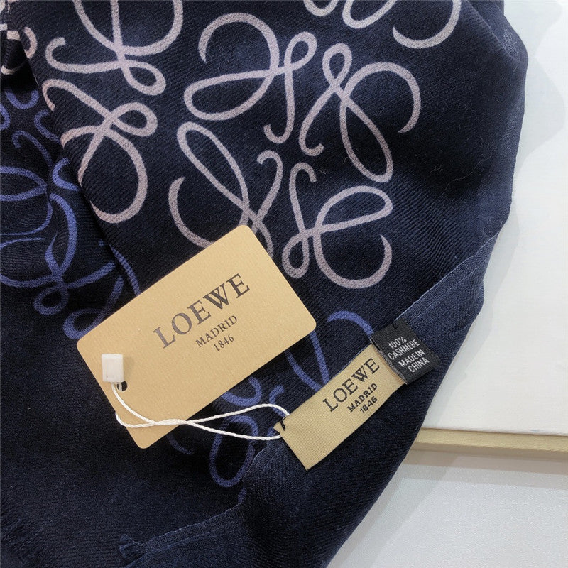 High Quality Luxury Loewe Anagram Scarf In Wool And Cashmere – Style 26502 product detail