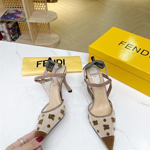 High Quality Luxury Fendi High Heel Sandals – Style 57907 product detail