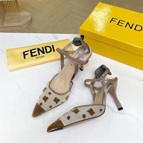 High Quality Luxury Fendi High Heel Sandals – Style 57907 product detail