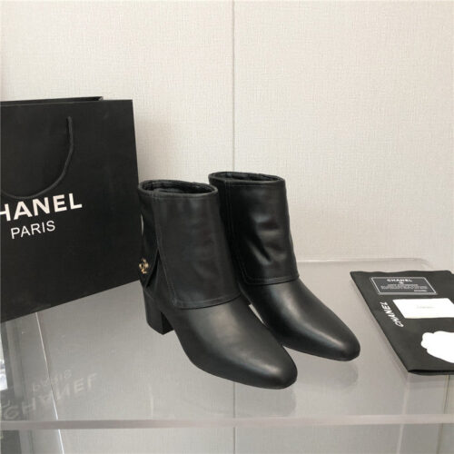 High Quality Luxury Chanel New Short Ankle Boots – Style 31366 alternate view