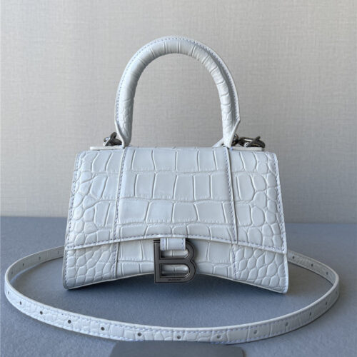 High Quality Luxury Balenciaga Hourglass Xs Crocodile