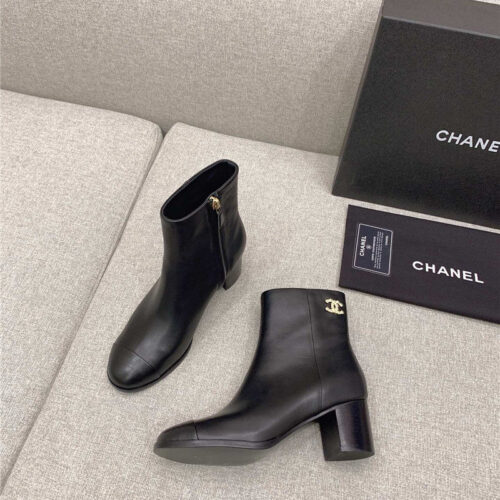 High Quality Luxury Chanel New Short Ankle Boots – Style 81638 alternate view
