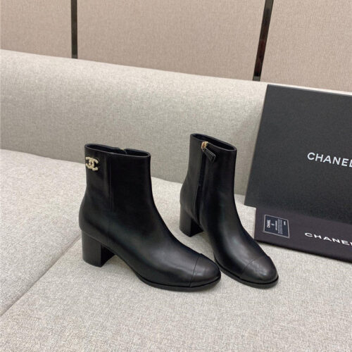 High Quality Luxury Chanel New Short Ankle Boots – Style 81638