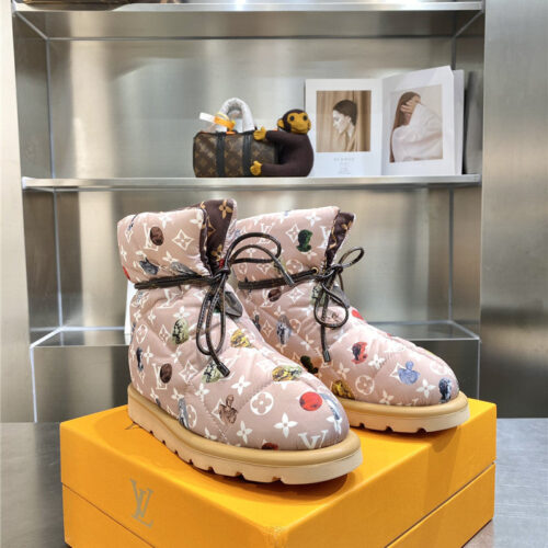 High Quality Luxury Louis Vuitton Down Snow Boots – Style 25283