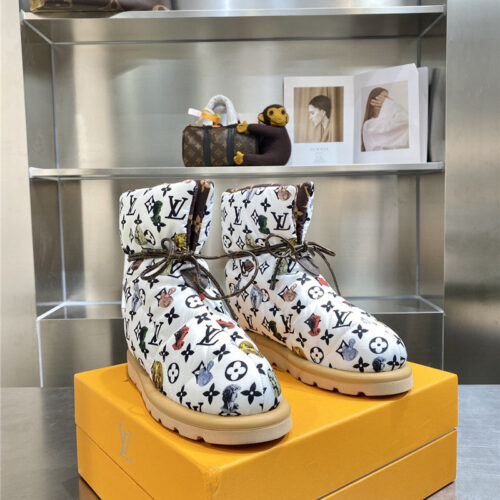 High Quality Luxury Louis Vuitton Down Snow Boots – Style 59747