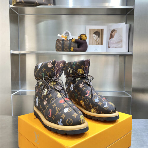 High Quality Luxury Louis Vuitton Down Snow Boots