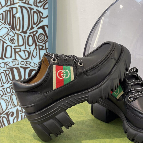 High Quality Luxury Gucci Platform Sneakers – Style 78003 product detail