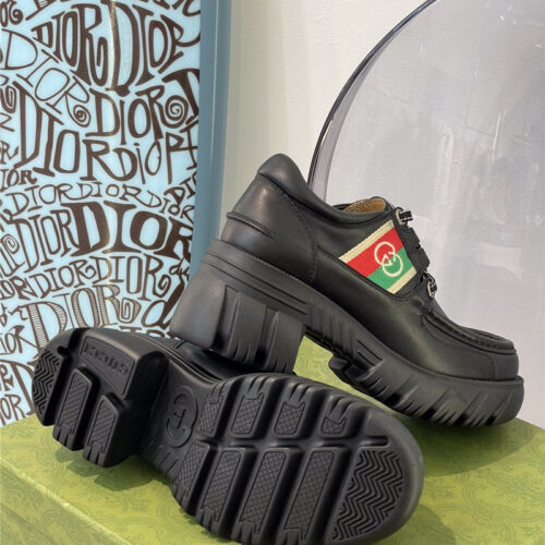 High Quality Luxury Gucci Platform Sneakers – Style 78003 product detail