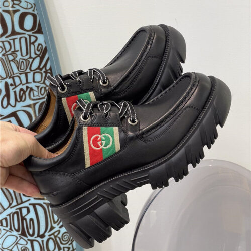 High Quality Luxury Gucci Platform Sneakers – Style 78003 product detail