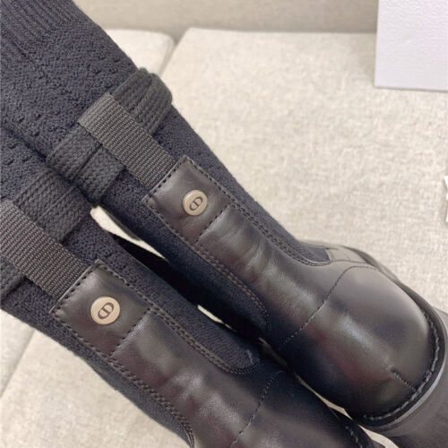 High Quality Luxury Dior Knit Sock Boots – Style 91302 product detail