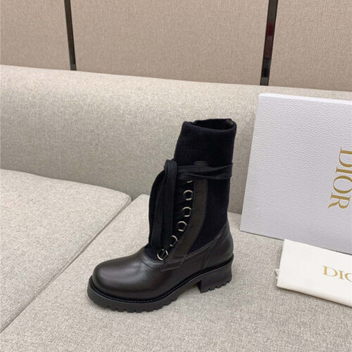 High Quality Luxury Dior Knit Sock Boots – Style 91302 product detail