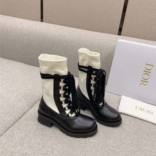 High Quality Luxury Dior Knit Sock Boots