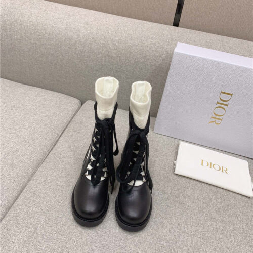 High Quality Luxury Dior Knit Sock Boots alternate view