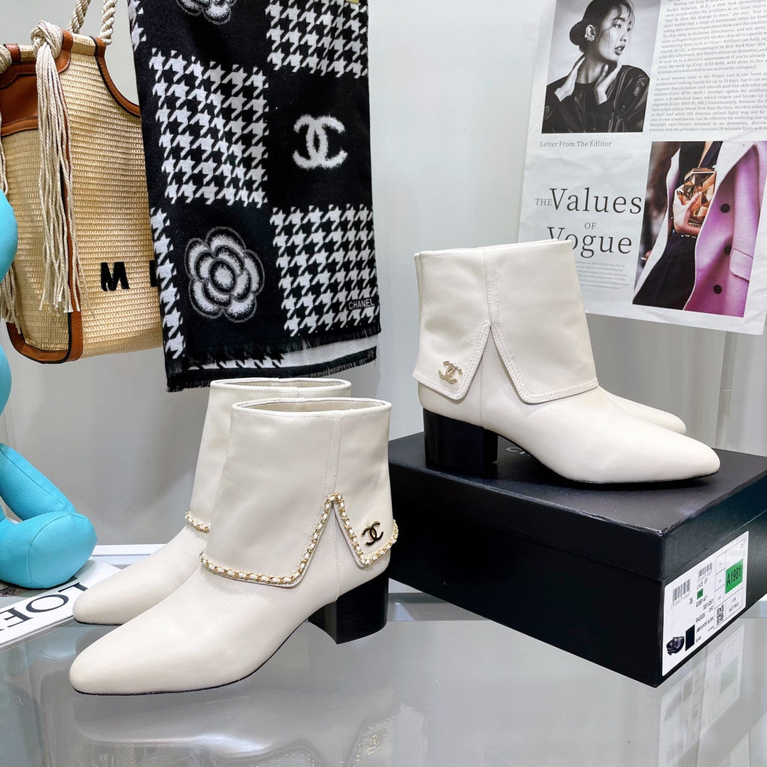High Quality Luxury Chanel New Styles Short Ankle Boots – Style 75878 product detail