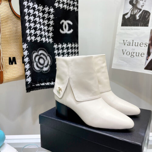 High Quality Luxury Chanel New Styles Short Ankle Boots – Style 75878