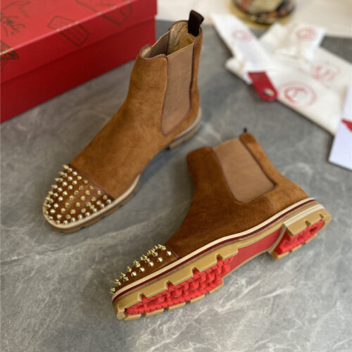 High Quality Luxury Christian Louboutin Red Bottoms Boots Womens – Style 47348 alternate view