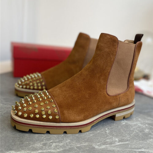 High Quality Luxury Christian Louboutin Red Bottoms Boots Womens – Style 47348