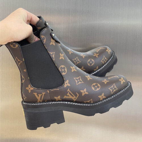 High Quality Luxury Louis Vuitton Classic Chelsea Boots – Style 66595 product detail