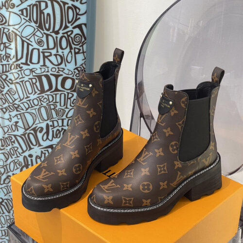 High Quality Luxury Louis Vuitton Classic Chelsea Boots – Style 66595 product detail
