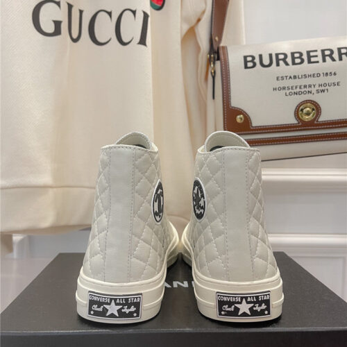 High Quality Luxury Chanel White High Top Sneakers – Style 02342 product detail