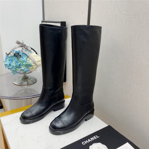 High Quality Luxury Chanel Long Boots – Style 78118 alternate view