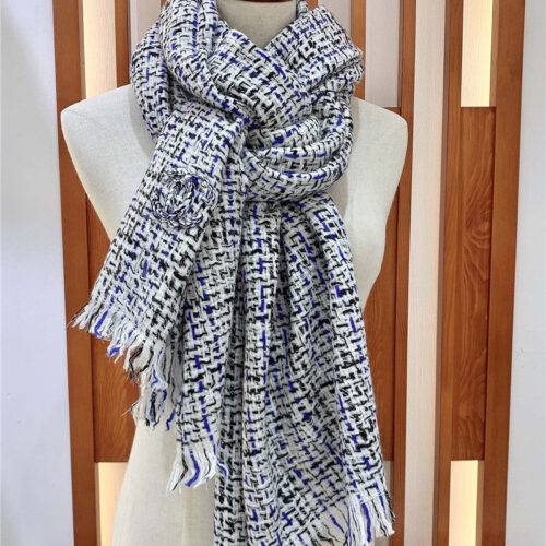 High Quality Luxury Chanel 100% Cashmere Scarf
