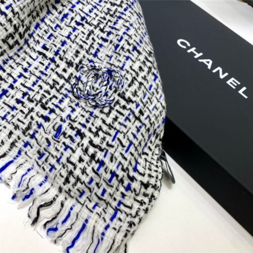 High Quality Luxury Chanel 100% Cashmere Scarf product detail