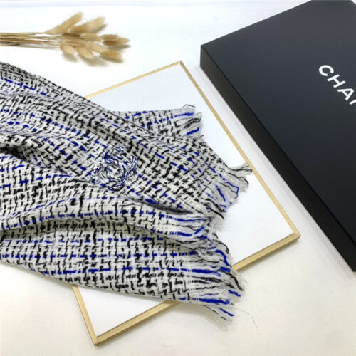 High Quality Luxury Chanel 100% Cashmere Scarf product detail