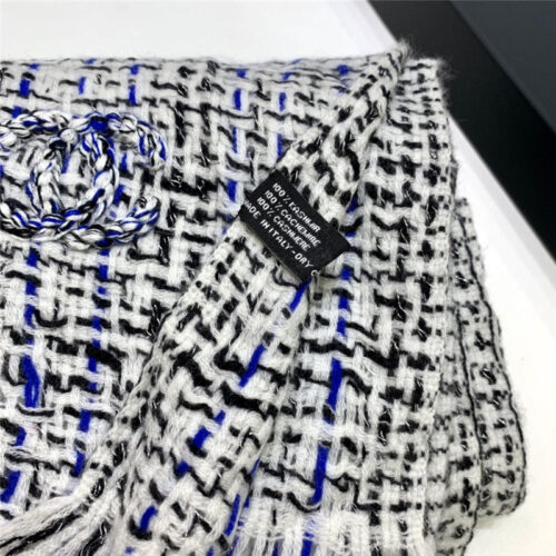 High Quality Luxury Chanel 100% Cashmere Scarf product detail