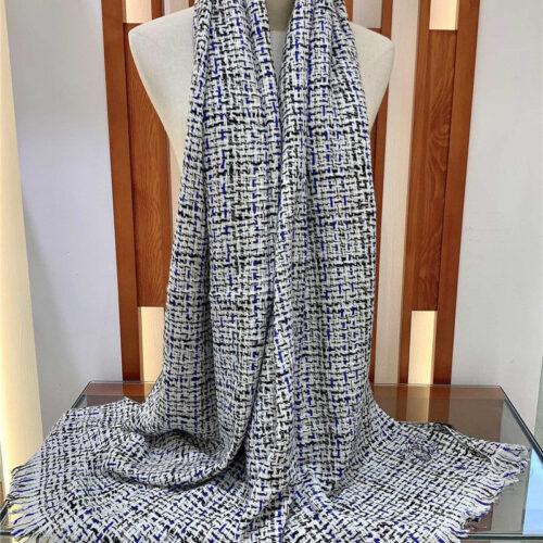 High Quality Luxury Chanel 100% Cashmere Scarf product detail