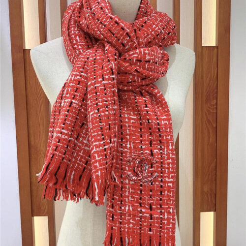 High Quality Luxury Chanel 100% Cashmere Scarf – Style 25025