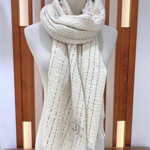High Quality Luxury Chanel 100% Cashmere Scarf – Style 25024 product detail