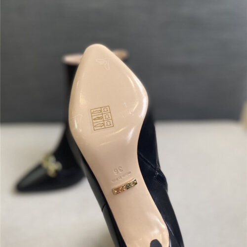 High Quality Luxury Gucci Pointed Toe High-Heeled Ankle Boots product detail