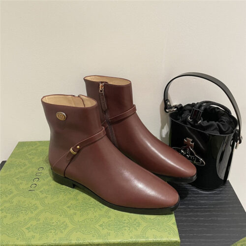 High Quality Luxury Gucci New Styles Ankle Boots