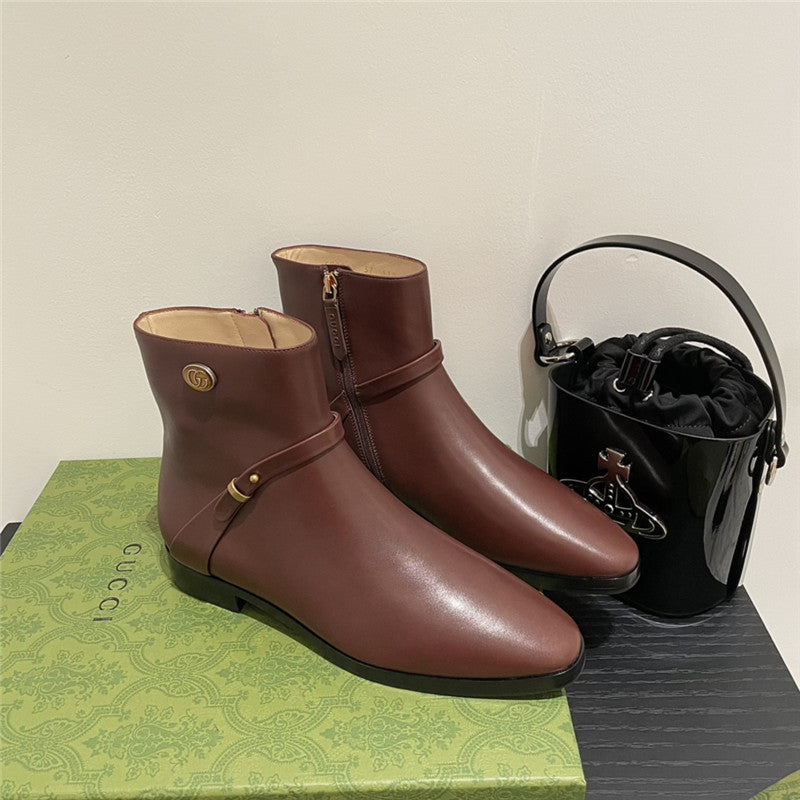 High Quality Luxury Gucci New Styles Ankle Boots