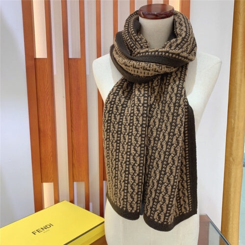 High Quality Luxury Fendi New Wool Yarn Scarf