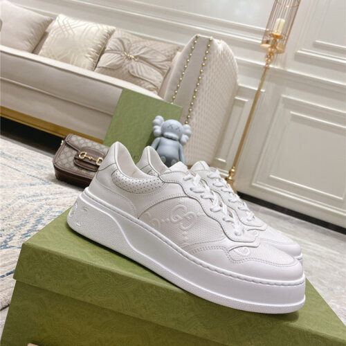 High Quality Luxury Gucci White Sneakers Womens
