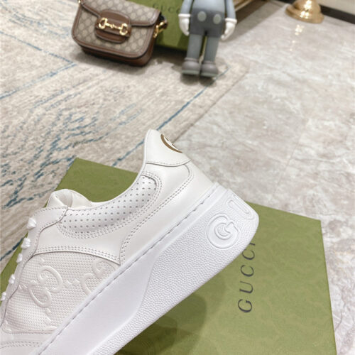 High Quality Luxury Gucci White Sneakers Womens product detail