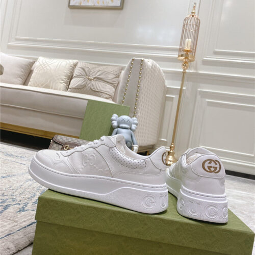 High Quality Luxury Gucci White Sneakers Womens product detail