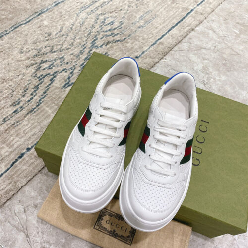 High Quality Luxury Gucci White Sneakers Womens – Style 09363 alternate view