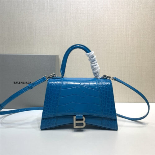 High Quality Luxury Balenciaga Crocodile Hourglass Bag product image