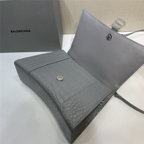 High Quality Luxury Balenciaga Crocodile Hourglass Bag – Style 29761 product detail