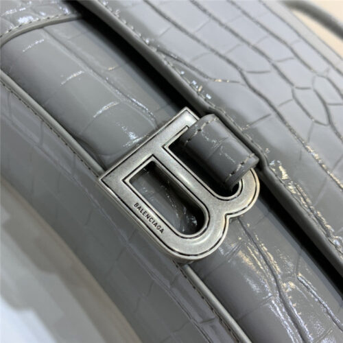 High Quality Luxury Balenciaga Crocodile Hourglass Bag – Style 29761 product detail