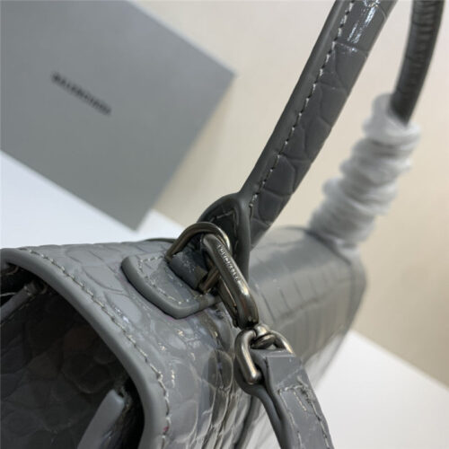 High Quality Luxury Balenciaga Crocodile Hourglass Bag – Style 29761 product detail