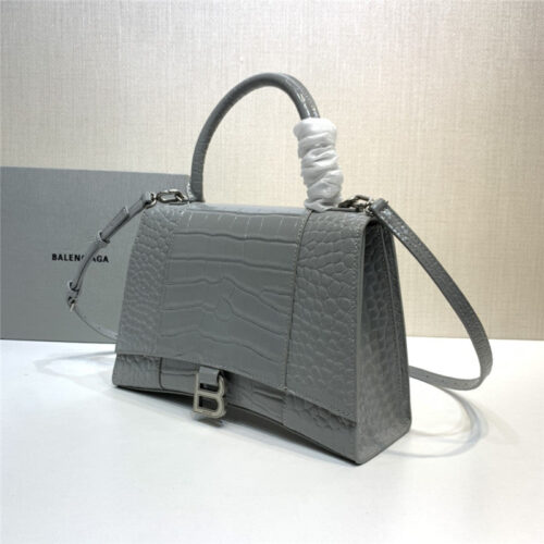 High Quality Luxury Balenciaga Crocodile Hourglass Bag – Style 29761 product detail