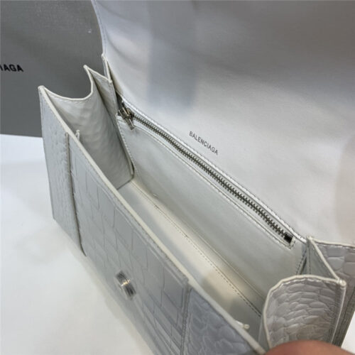 High Quality Luxury Balenciaga Crocodile Hourglass Bag – Style 29759 product detail